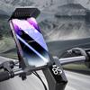 Motorcycle Riding Motorcycle Phone Holder 360 Degree Rotation 360 Degree Rotation Phone Holder Black ABS Material