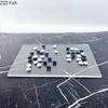 Минимализм Прозрачные Го Шахматная Игра Шахматная Доска Геометрическое Искусство Орнаменты Украшение Стола Шахматные Фигуры Казуальные Шахматные Игры