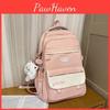 School Girls Letter Backpack Large Capacity Casual Travel Bag For Daily Use