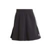 Originals Adicolor Three-Stripe Colorblock Elastic Waist Casual Skirt Women Bottoms Black IU2526