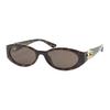 Eyewear Oval Frame Sunglasses Men's Tortoiseshell