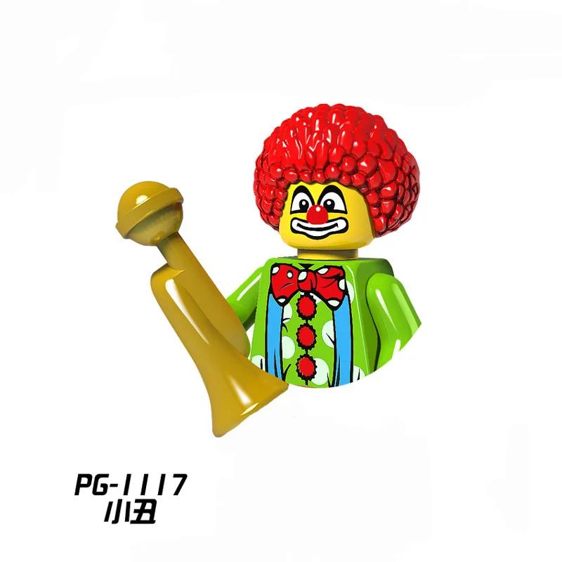 PG8141 Аниме Мультяшная Кукла Конструктор Каваи Банановый Человек Акула Развивающие Игрушки Детский Домашний Подарок Конструктор Приключение