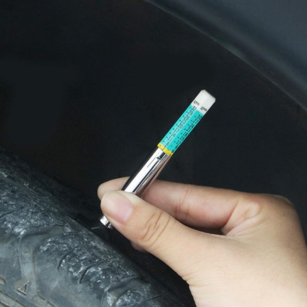 1-10PCS 25mm Car Tyre Tire Tread Depth Gauge Meter Caliper Thickness Gauges Monitoring System Tire Wear Detection Measuring Tool