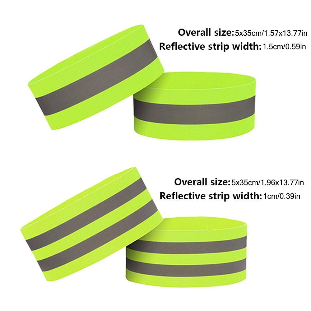Elastic LED Reflector Armband Glow Warning Armband Cartoon Reflective Band Strap Night Walking