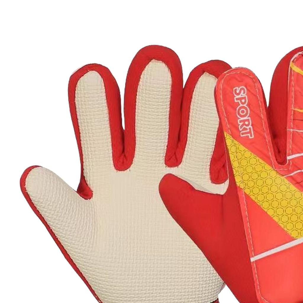 Adult Soccer Goalkeeper Gloves Sports Equipment Gift Trendy Strong Grip Practical Anti Slip Protective Lightweight for Beginner