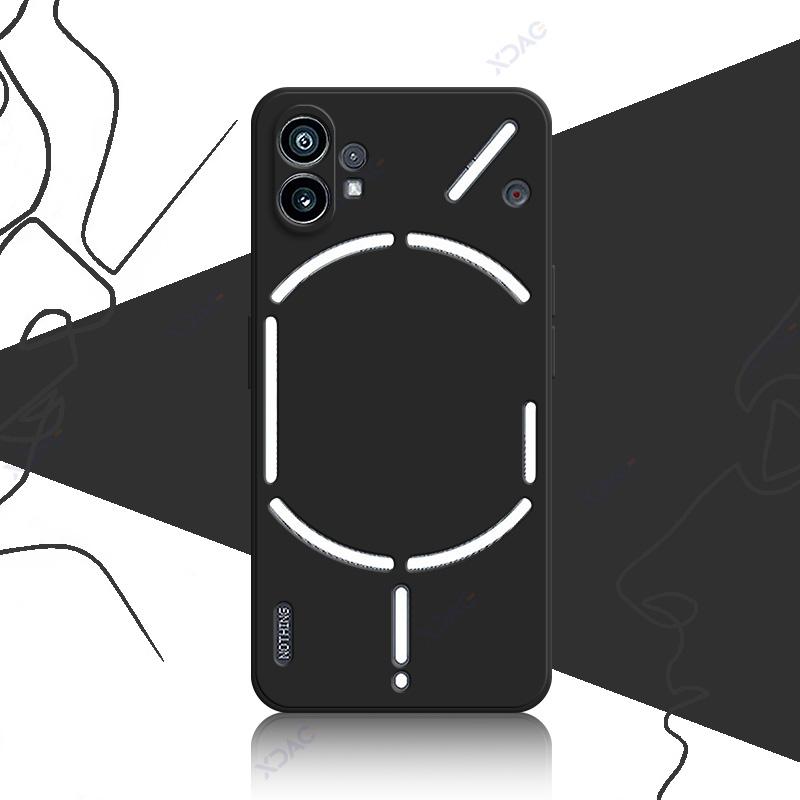 Чехол для мобильного телефона Nothing Phone 1 NothingPhone1 5G 360 Мягкий роскошный квадратный жидкий силиконовый чехол для задней панели Водонепроницаемая сумка