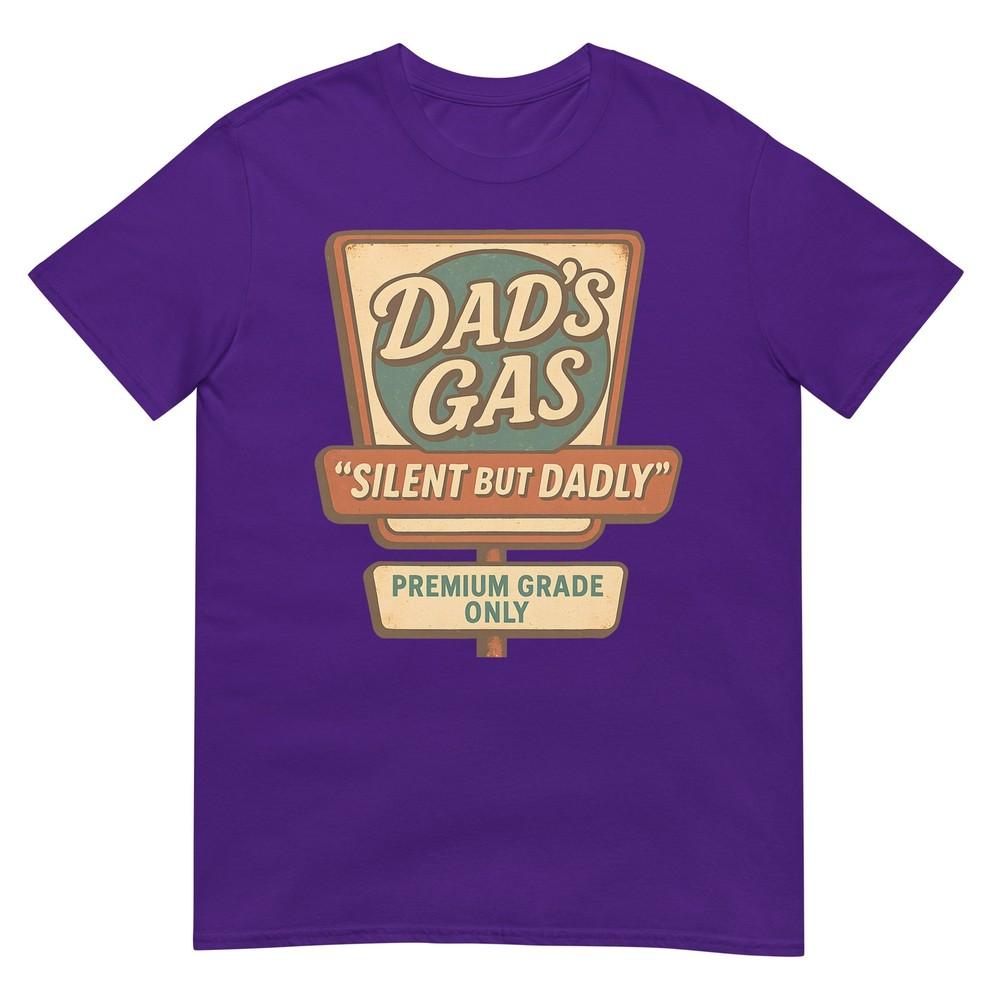 Silent But Dadly Funny Fathers Day Fart Dad Farting Vintage TShirt
