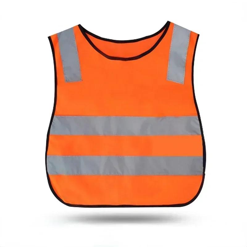 Kids Students Night Safety Reflective Vests Road Traffic Warning Vest for Children Reflective Reflector Vests Clothing Jacket