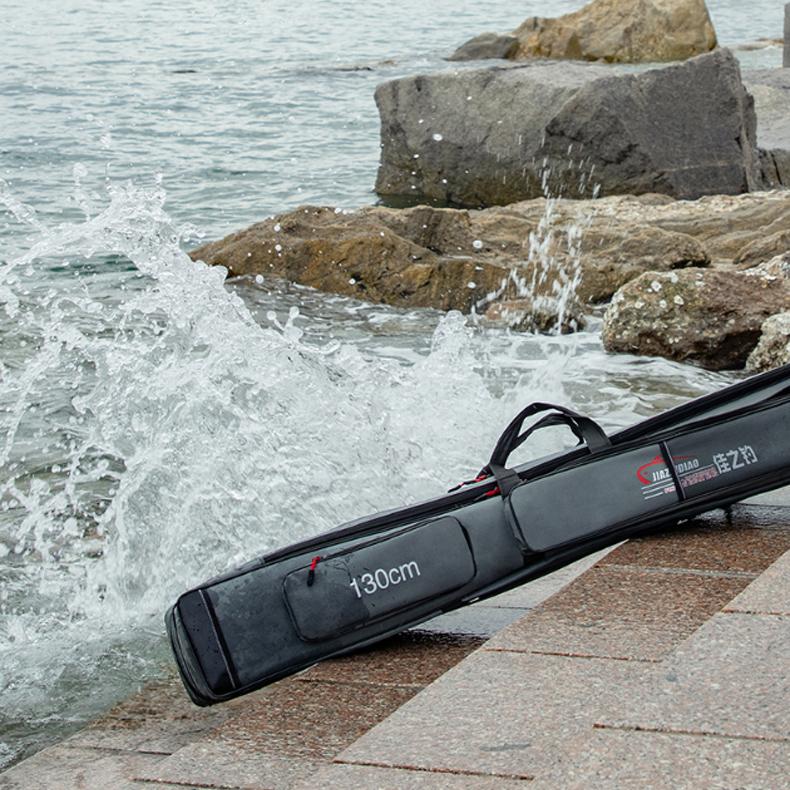 Портативная сумка для рыбалки со стальной проволокой, многоцелевая утолщенная водонепроницаемая прочная сумка для удочки, сумка для рыболовных снастей X277G