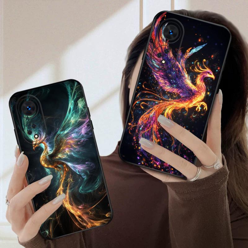 Мультяшный Феникс Для Oppo A98 54s 17 96 40 60 80 58 79 74 Reno 10 4Z 5G 5 Lite Find X 2 3 8 Pro 13 12 силиконовый мягкий чехол для телефона