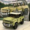 Technical Rover Defender Collector's Building Blocks Set,Classic Off Road Car 42110 Model,Ideas Gifts for Dirt Bike Enthusiasts