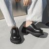 Fashion Summer Thick Platform Men Slippers Punk  Platform Slippers Chunky Casual Shoes Male Loafers Outdoor Slides  Indoor Beach Sandals