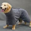 Погладьте его Большой Собака Халат для питомца Быстросохнущее Собачье полотенце Микрофибра Одежда для собаки Золотистый ретривер Лабрадор