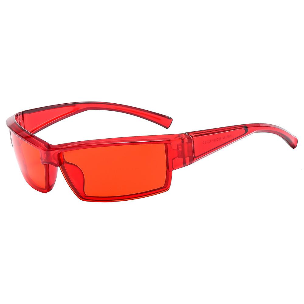 New Y2K Future Technology Sunglasses Cool Punk Style Hip Hop Glasses Men's Women's Personalized Concave Shaped