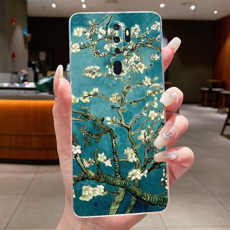 Для OPPO A9 (2020) / А5 (2020) Чехол Роскошная Мода Бабочки Цветы Прозрачный Мягкий Силиконовый Задний Чехол для Телефона Oppo A9 A5 2020