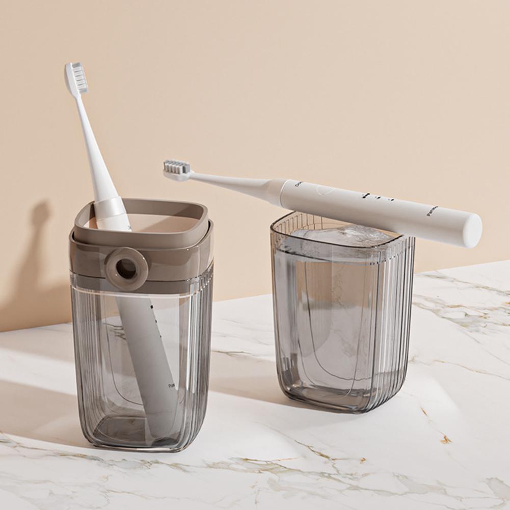 Дорожный футляр для зубных щеток2 в 1 Портативный органайзер для зубной пасты для дома и улицыДомашний контейнер для хранения Аксессуары для ванной комнаты