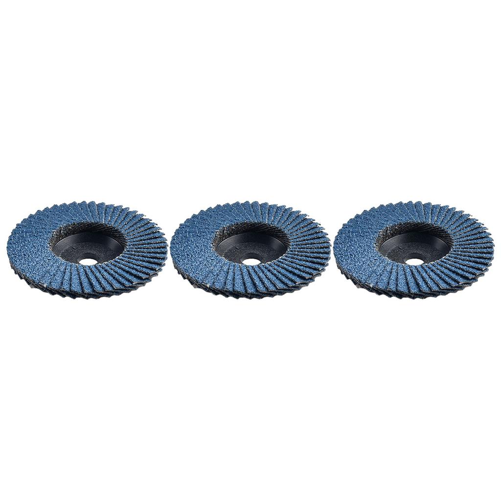 3pcs 3 Inch Flat Flap Discs 75mm Grinding Wheels Wood Cutting For Angle Grinder