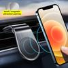 Магнитный держатель для телефона L-образной формы для автомобильной GPS-навигации, держатель для телефона на вентиляционное отверстие, совместим с iPhone, Samsung, Xiaomi.