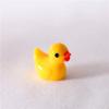 100 ШТ Миниатюрный Микроландшафт Мини Утка Смола Утка Орнамент Используется Для Украшения Кукольного Домика Офисные Игрушки для Снятия Стресса