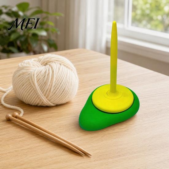 Multi-type Yarn Holder Avocado Holder, 3D Printed Spinner, Fits All Smooth Flow Tool Types, Rotating for Crocheting Knitting Winder Accessory