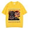 Circumcision Survivor Funny Cat Meme T Shirts Unisex Unisex Vintage Tshirt Loose Casual Cotton Short Sleeve Oversized Tshirts