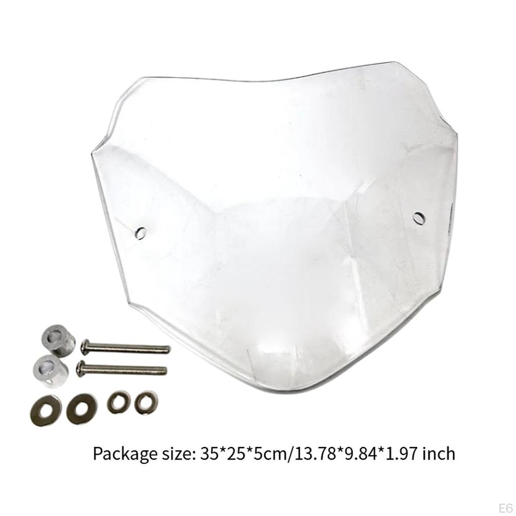 Расширенный дефлектор ветрового стекла мотоцикла Ветровые детали Прочные ACC Универсальные