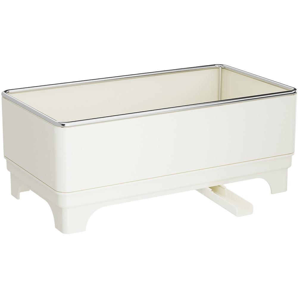 Brush Holder Kitchen Sink Caddy Kitchen Countertop Rust-resistant Sink Accessory Kitchen Organizer Stainless Steel