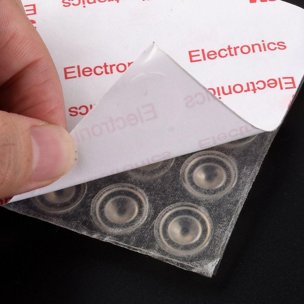 50Pcs/Sheet Self Adhesive Silicone Anti-collision Particle Rubber Wall Cushion Stickers