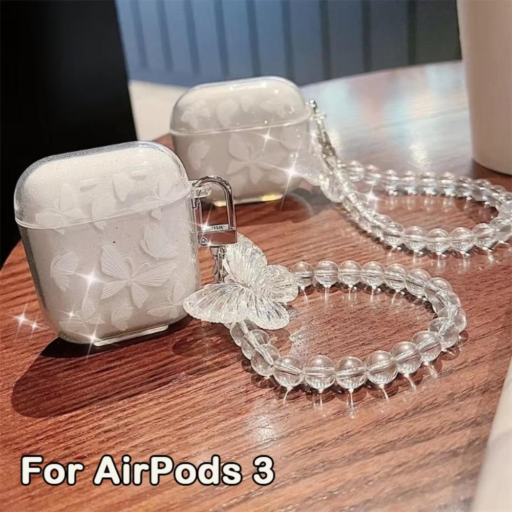 Защитный чехол-подвеска в виде бабочки для наушников AirPods 4/3/2/1/Pro/Pro2 Женский Мужской