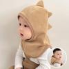 Милый мультяшный детский шарф-капюшон, шапка, зимняя теплая детская шапка для мальчиков и девочек, мягкая шапка-бини для малышей и детей, цельная шапка
