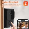 WiFi Smart Doorbell Ring Door Camera with 2 Dingdong Chime TY App Control Infrared Night Viewing Rechargeable Video