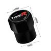 4Pcs Aluminum Type R Tires Valve Caps Car Wheel Valves Tyre Stem Air Caps For Honda Civic Typer City CR-V XR-V HR-V Accord AQVBN1