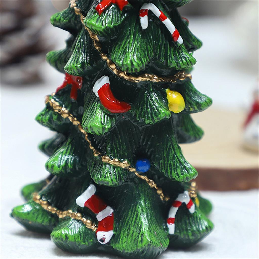 Desktop Christmas Tree Ornaments Small PineTree For Xmas Holiday Party Home Tabletop Tree OfficeDecoration