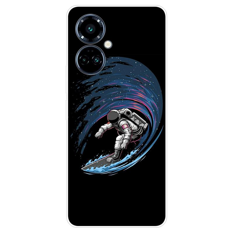 Для Tecno Spark 9 Pro Spark9 Pro чехол Мягкая силиконовая задняя крышка модный чехол для телефона с мультяшным рисунком