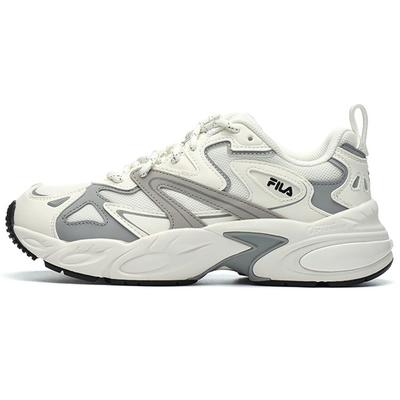 Ткань Дельфин Синтетическая кожа Спорт Универсальные Низкие кроссовки Папины кроссовки Женские кроссовки Белый Серый F12W216109FSA