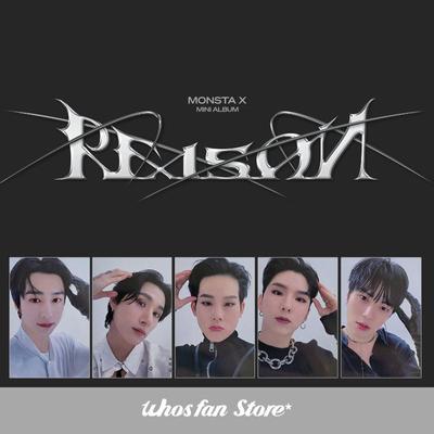 (Набор 5 шт.) 12-й мини-альбом Monsta X — Reason [фотокарточка Whosfan]