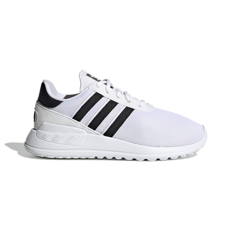 adidas Originals La Trainer Lite Тканевые Дышащие Низкие Спортивные Повседневные Кроссовки Белый Черный Детские Возраст 3-7 Лет FW0583