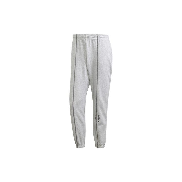 Adidas Originals Embroidered Trefoil Logo Solid Joggers Men Bottoms Grey GD9304