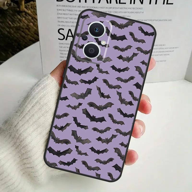 Halloween Vampire Bats Case For OPPO Reno 8 7 6 5 4 Lite 8T 5Z 4Z 10 11F OPPO Find X5 X6 Pro X2 Neo X3 Lite Cover