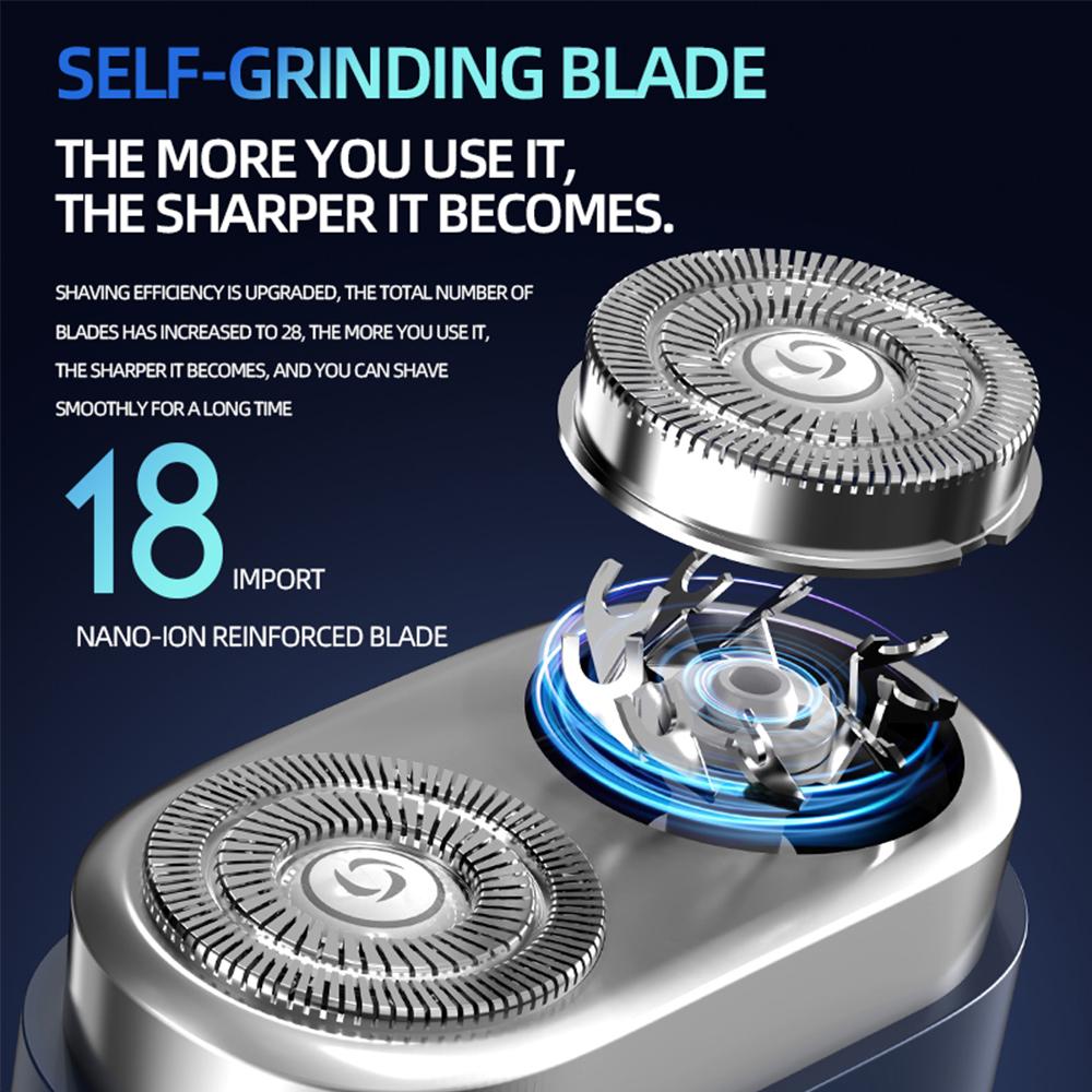 Mini Electric Shaver Pocket Size Electric Shaver for Men Rechargeable Wet & Dry Portable Powerful Waterproof Electric Razor