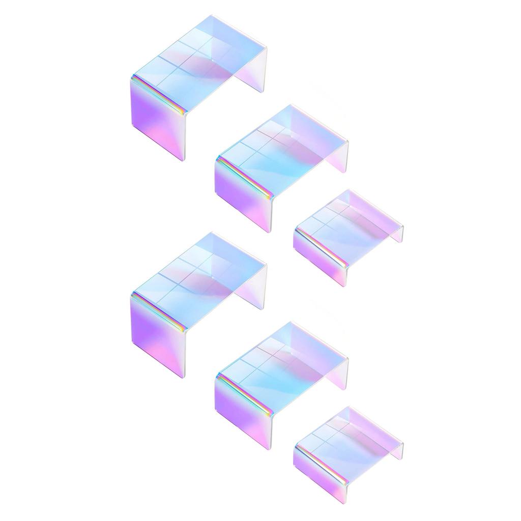 Набор из 6/3 шт. Универсальная акриловая подставка Цветные подставки Держатель для дисплея для демонстрации предметов коллекционирования, угощений, аксессуаров