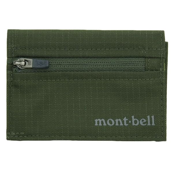 [Montbell] Кошелек для мужчин и женщин, тройной сгиб, мини-кошелек, компактный, нейлоновый, кошелек для путешествий, 1133248 (Темно-зеленый (ХГН)зеленый)