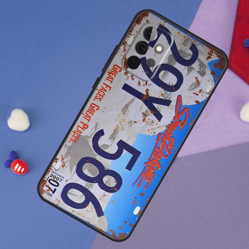 Ретро Забавный Чехол-Номер для Samsung Galaxy A52 A53 A33 A13 A34 A54 A14 A35 A55 A15 A56 A36 A26 A16 A06 A22 A32