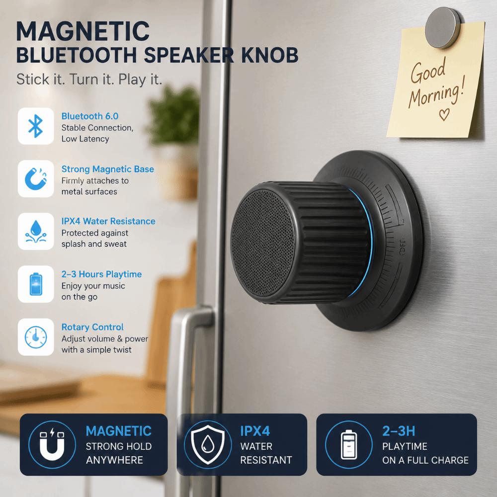 2 in 1 Magnetic Bluetooth Speaker Portable Mini Bluetooth Speaker Car Use