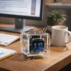 Многофункциональный цифровой часовой комплект 0,96-дюймовый OLED-дисплей Метеостанция DIY Практика пайки