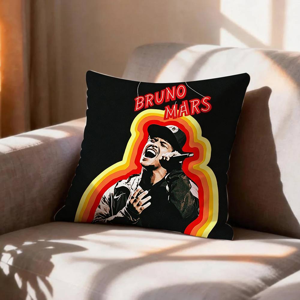 COOL The ROMATIC BBruno Mars Pillow Case Pattern Printed Pillowcase For Living Room Sofa Cushion Cover