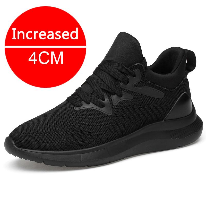 Fashion New Men Sneakers Elevator Shoes Height Increase Shoes for Men Mesh Breathable Height Increasing Shoes Man Increase Shoes 6-10CM