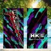 Модное полотенце H-HKS COOL Быстросохнущее Пляжные полотенца Подходят для Бассейнов Кемпинга Йоги и Тренажерного зала