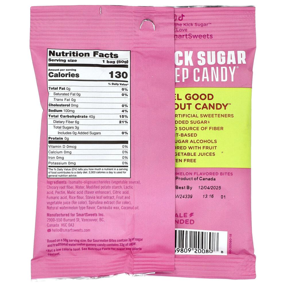 SmartSweets Sourmelon Bites 1.8 oz (50 g)