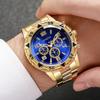 Модные деловые мужские часы Роскошные часы с большим циферблатом Мужские кварцевые наручные часы Часы Подарок Reloj Hombre